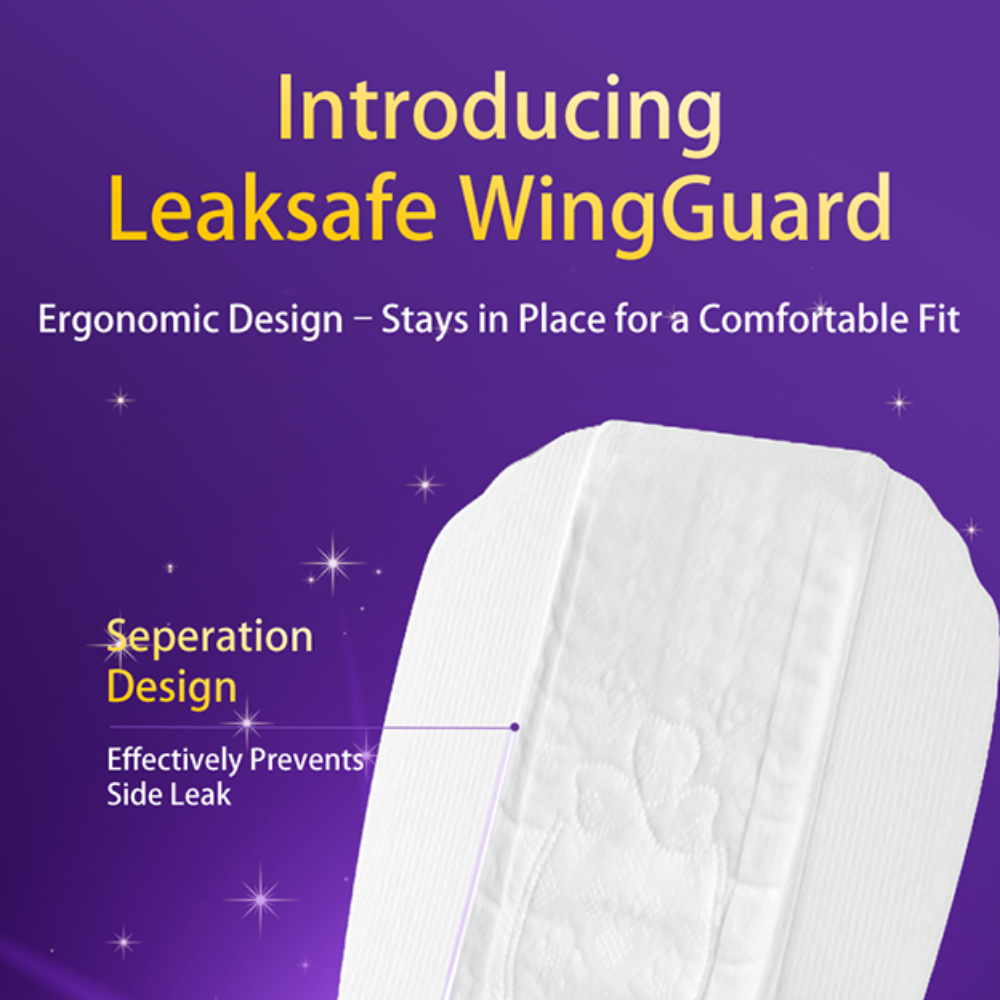 Fluffy Ultra Care Sanitary Pads Night – product details 4